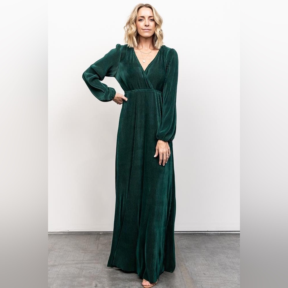 Baltic Born Venus Pleated Maxi Dress size Small